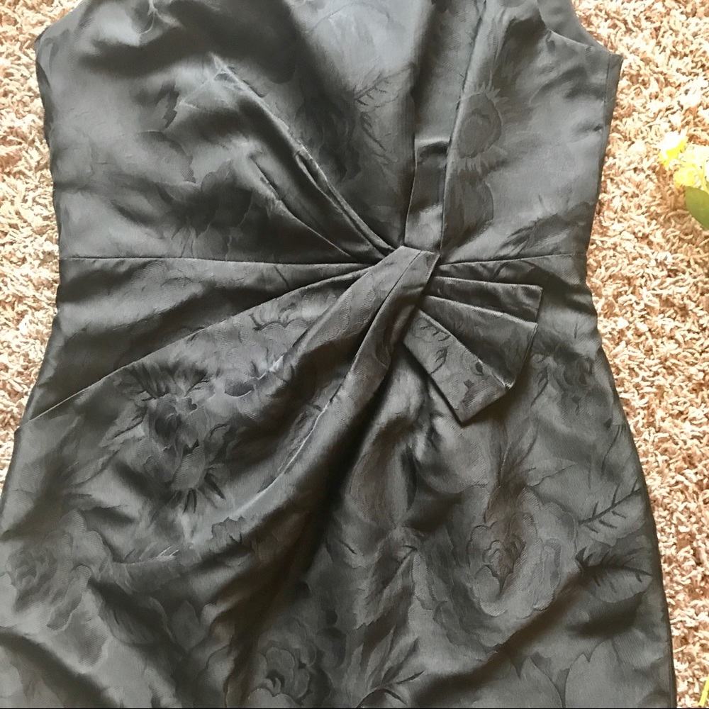 NWOT Anne Klein NY Rose Print Asymmetrical Dress - Picture 2 of 5